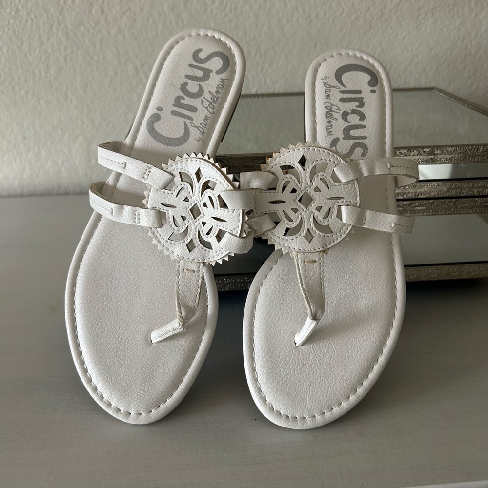 Sam Edelman White Sandals